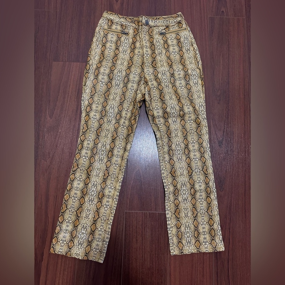 Free People Wild Horses Vegan High Waist Straight Leg Pants 2 - Picture 3 of 7